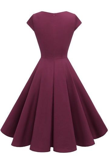 Vestido Burgundy 1950
